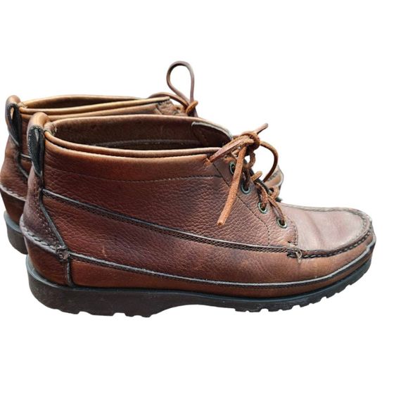 LL Bean Vintage Y2K Men\'s Leather Lace Up Boots 9.5 main image 8